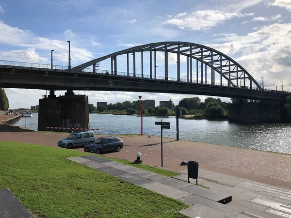Most Johna Frosta Přes Řeku Nederrijn Arnhemu Nizozemsko — Stock fotografie