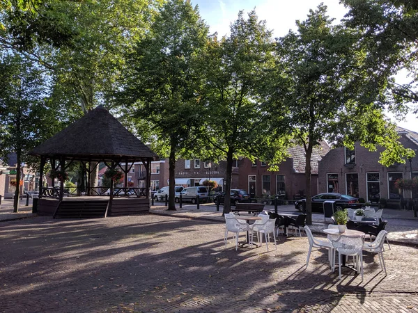 Oude Stadsplein Den Ham Overijssel Nederland — Stockfoto