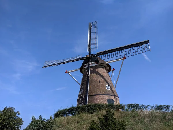 Windmolen Rond Fleringen Nederland — Stockfoto