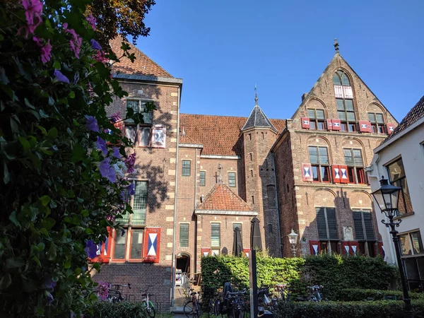 Historisch Gebouw Oude Binnenstad Van Zwolle Nederland — Stockfoto