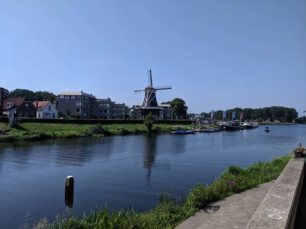 Vechte Nehri Ommen Overijssel Hollanda — Stok fotoğraf
