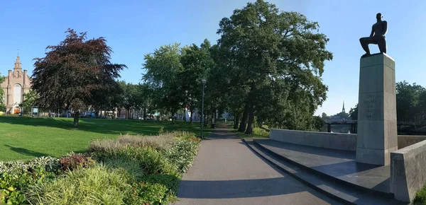 Vista Panorámica Desde Monumento Guerra Zwolle Países Bajos — Foto de Stock