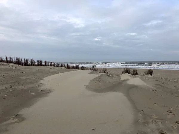 Pláž Texelu Nizozemsku — Stock fotografie