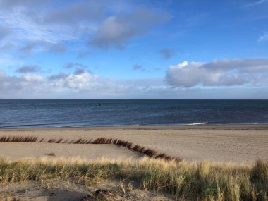 Hollanda 'daki Texel plajı. 