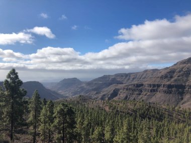 Gran Canaria 'nın manzarası