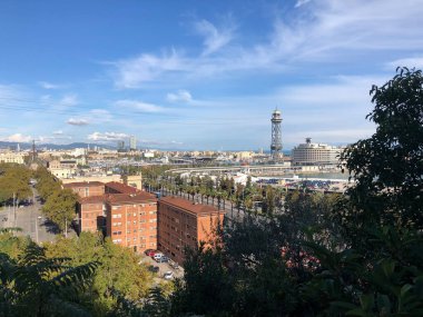 İspanya, Barcelona 'daki Port Vell Hava Tramvayı
