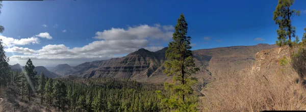 Panorâmica Natureza Gran Canaria — Fotografia de Stock