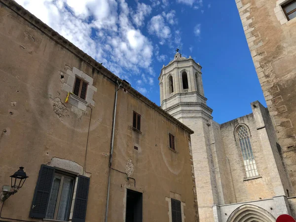 Kathedraal Van Girona Catalonië Spanje — Stockfoto