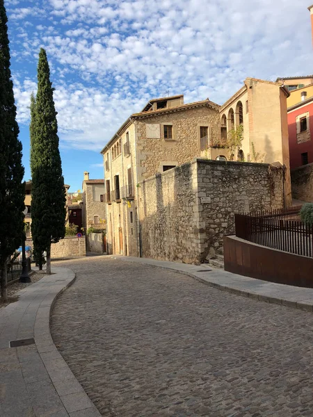 Casco Antiguo Girona España — Foto de Stock