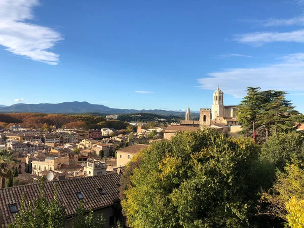 Oude Stad Van Girona Spanje — Stockfoto