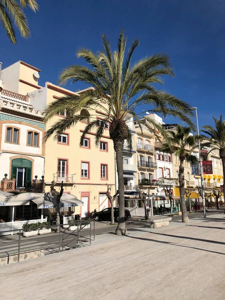 Boulevard Sitges Espagne — Photo