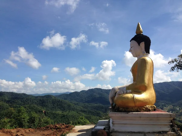 Ban Kuzey Tayland Buda Heykeli — Stok fotoğraf