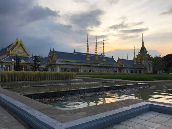 Exposição Crematório Real Para Sua Majestade Falecido Rei Bhumibol Adulyadej — Fotografia de Stock
