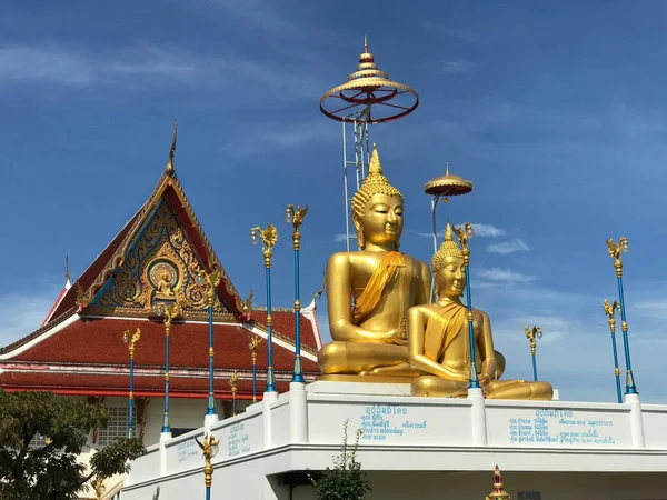 Wat Bang Nam Phueng Nok Templo Budista Bangkok — Fotografia de Stock