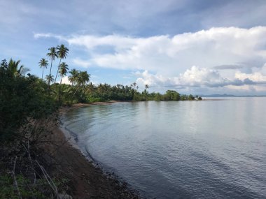 Tayland 'daki Koh Chang adasının kıyısında.