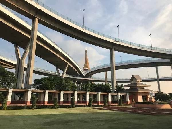 Bhumibol Bridge Bangkok Thailand — Stock Photo, Image