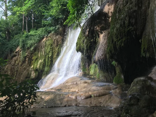 Wodospad Sai Yok Noi Kanchanaburi Tajlandia — Zdjęcie stockowe