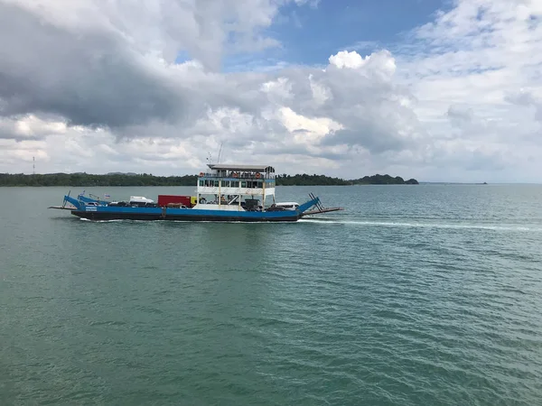 Langs Een Veerboot Weg Naar Koh Chang Thailand — Stockfoto