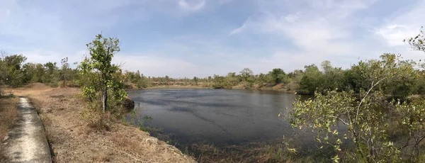 Panorama Vom Phanom Sawai Forest Park Thailand — Stockfoto