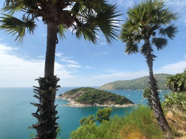 Phuket Tayland 'daki Koh Man Adası.