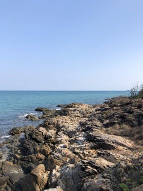 Tayland 'daki Koh Samet adasının kıyısında.