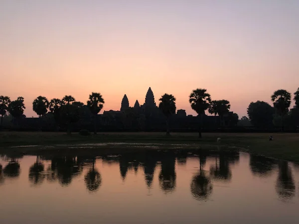 Sunset Angkor Wat Cambodia — Stock Photo, Image