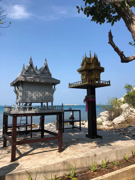 Casa Espiritual Perto Praia Koh Samed Tailândia — Fotografia de Stock