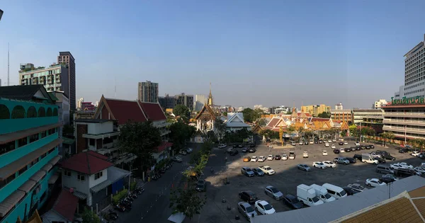 Bangkok Tayland Dan Ekkamai Çevresinden Panorama — Stok fotoğraf