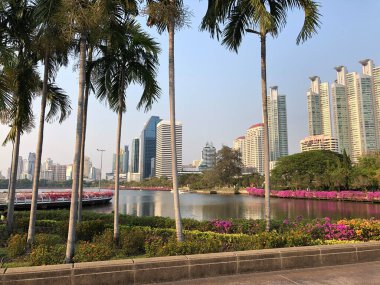 Bangkok, Tayland 'daki Benchakiti Parkı