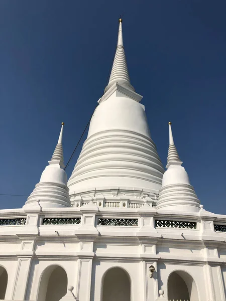 Wat Prayunwongsawat Templo Budista Bangkok Tailândia — Fotografia de Stock