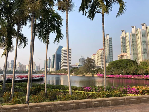 Benchakiti Park Bangkoku Tajlandia — Zdjęcie stockowe