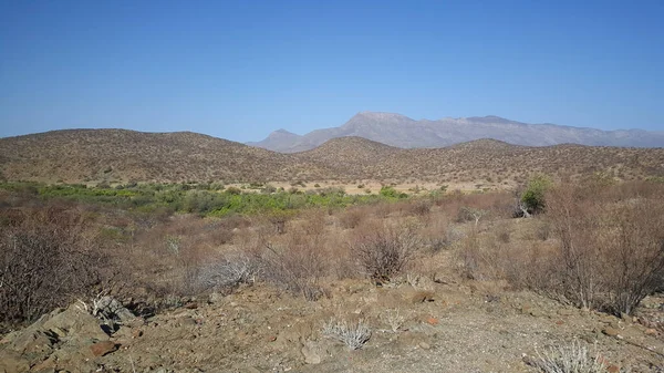 Gebirgslandschaft Reserva Namibe Angola — Stockfoto