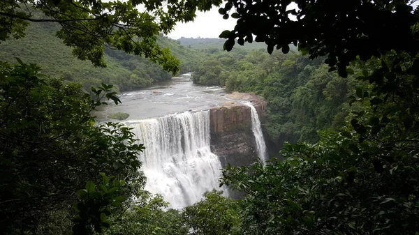 Kambadaga Vízesés Guineában Afrikában — Stock Fotó