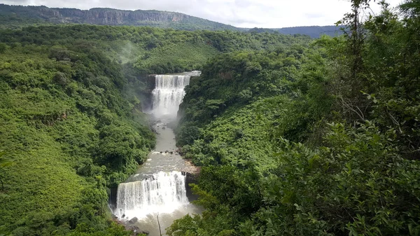 Kambadaga Wasserfälle Guinea Afrika — Stockfoto