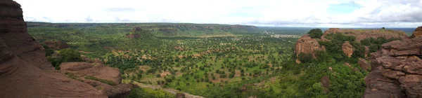 从非洲Siby Mali Kamandjan拱门周围的风景看全景 — 图库照片