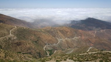 Fas, Afrika 'daki Toubkal Ulusal Parkı' ndan görüntü