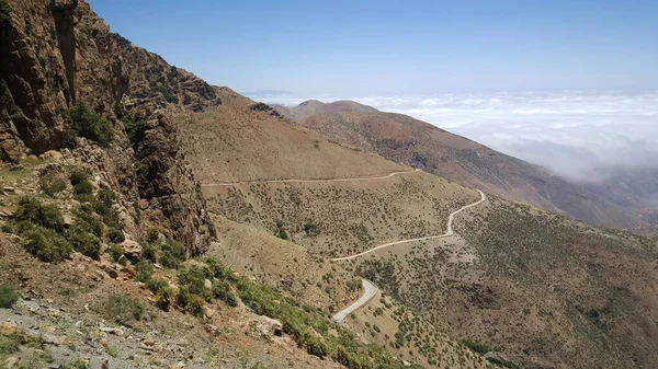 Τοπίο Από Εθνικό Πάρκο Toubkal Στο Μαρόκο Αφρική — Φωτογραφία Αρχείου