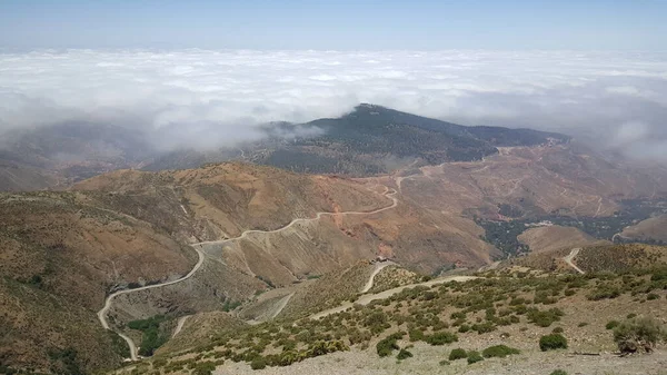 Τοπίο Από Εθνικό Πάρκο Toubkal Στο Μαρόκο Αφρική — Φωτογραφία Αρχείου