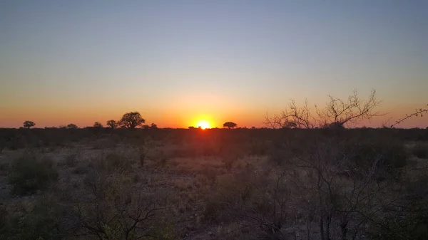 Sunset Naye Naye Concession Area Namibia — Stock Photo, Image