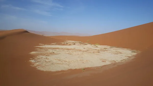 Paesaggio Delle Dune Rosse Sossusvlei Namibia — Foto Stock