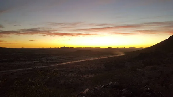 Sonnenuntergang Sossusvlei Namibia — Stockfoto