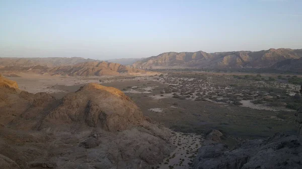 ナミビアのナミブ砂漠のSpitzkoppeの風景 — ストック写真