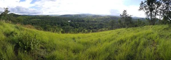 Panorama Del Paisaje Del Parque Nacional Fazao Malfakassa Togo —  Fotos de Stock
