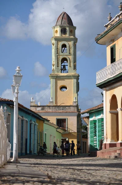 Ulica Kierunku Muzeum Narodowego Walki Bandytami Trinity Trinidad Cuba — Zdjęcie stockowe