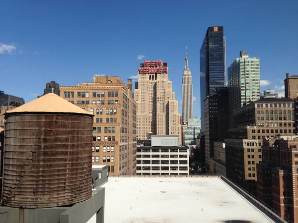 Manhattan Skyline Con Empire State Nueva York Cit — Foto de Stock