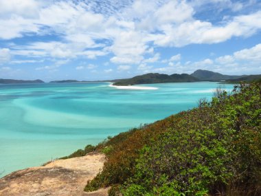 Tepe Koyu Gözcüsü WhitSunday Adası Queensland Avustralyası
