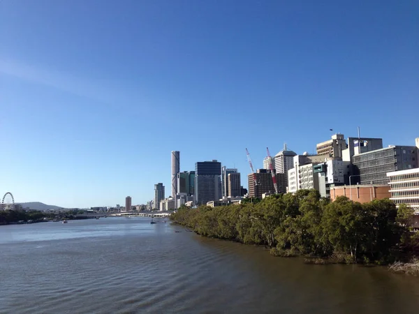 Brisbane River Skyline Australia — Stock Photo, Image