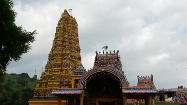 Sri Muthumariamman Thevastanam Hindu Tempel Sri Lanka — Stockvideo