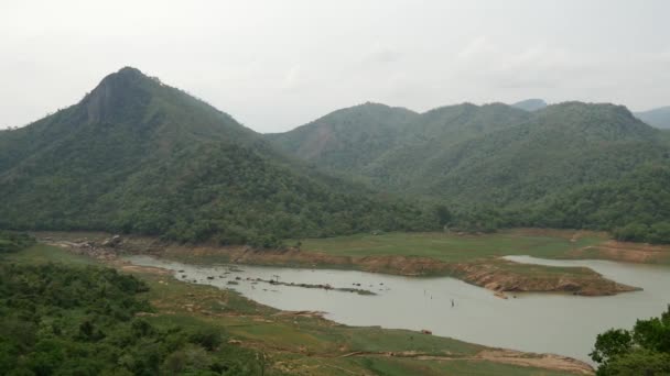 Panela Província Central Rio Montanhas Paisagem Sri Lanka — Vídeo de Stock