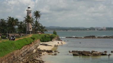 Sri Lanka 'daki Galle kalesi ve deniz feneri